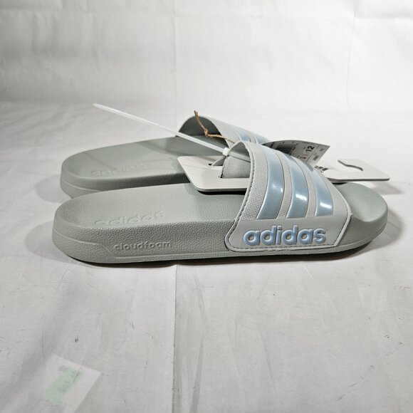 Adidas Adilette Shoes Slides Sandals Men\'s Size 11 Women\'s 12 Pale Blue